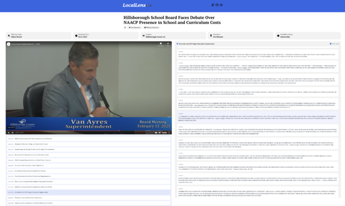 Local newsrooms are using AI to listen in on public meetings